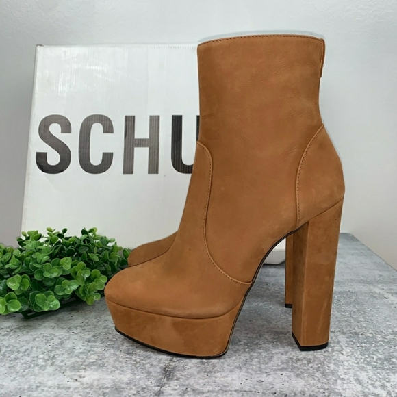 Vintage Inspired Schutz Platform Booties - Picture 6 of 6